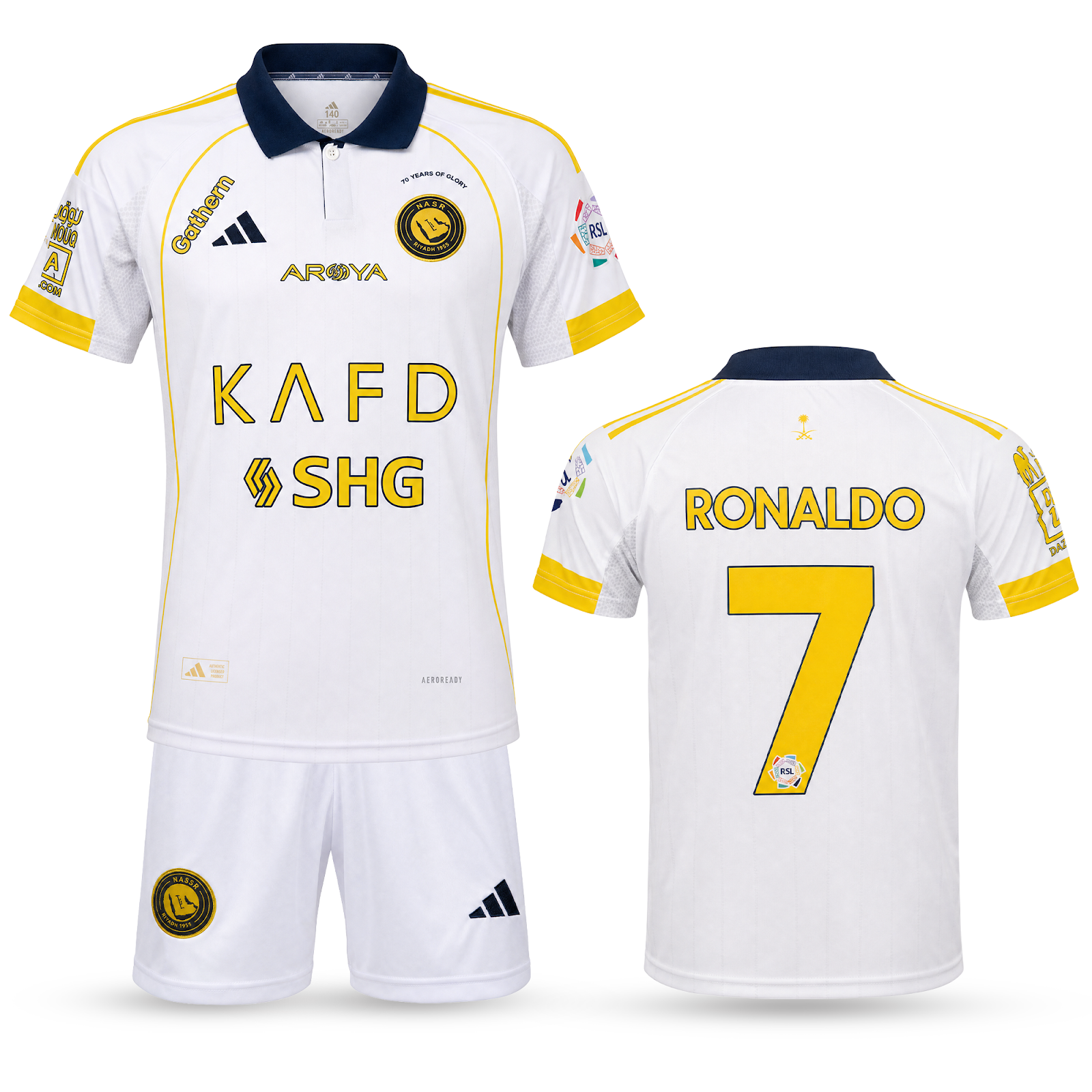 Set a treia de joc fotbal, copii și tineri Al-Nassr, Ronaldo. 25/26