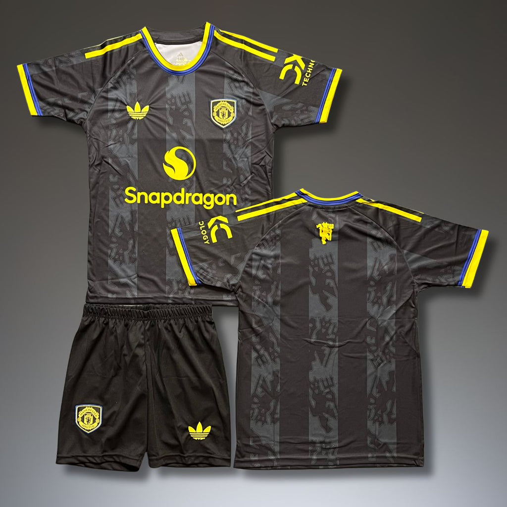 Set de joc fotbal, copii și tineri Manchester United. Ediție specială negru