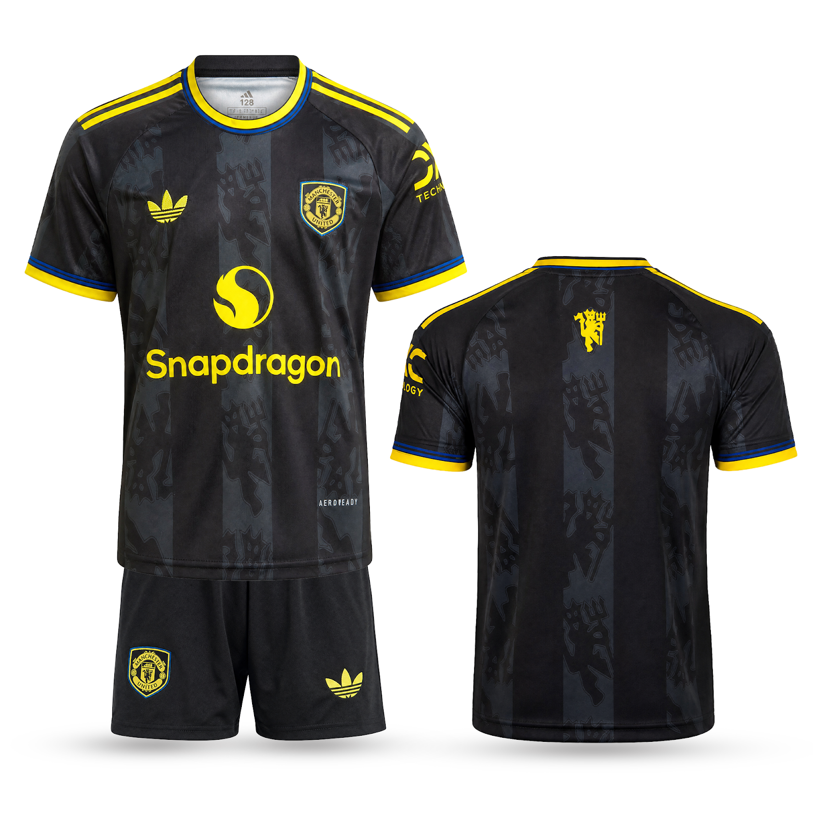 Set de joc fotbal, copii și tineri Manchester United. Ediție specială negru