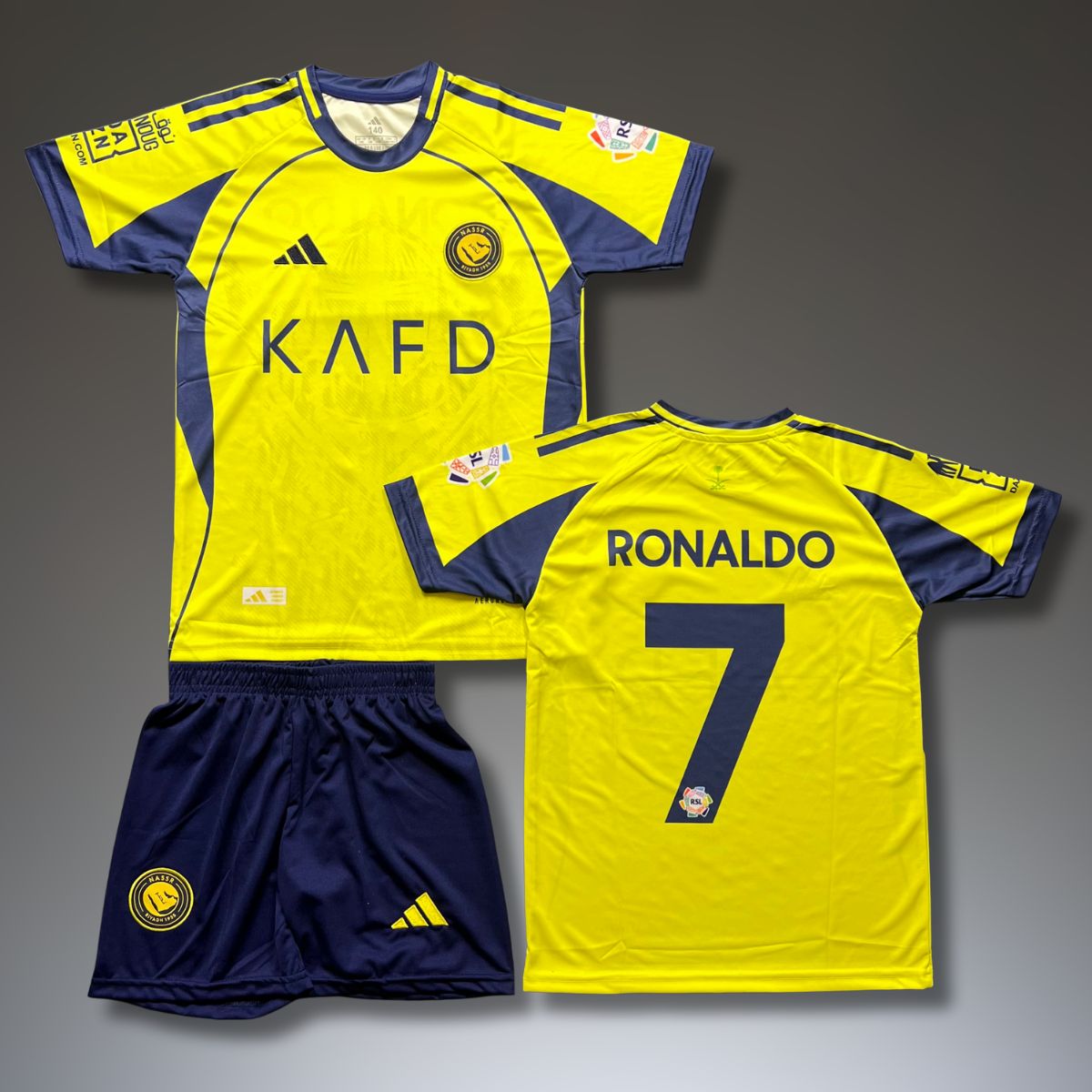 Set de joc fotbal, copii și tineri Al-Nassr, Ronaldo. Proiect 25/26