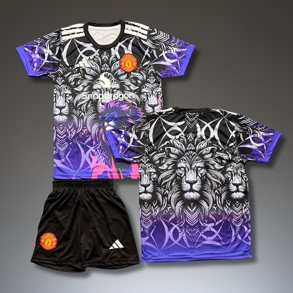 Set de joc fotbal, copii și tineri Manchester United. Ediție specială cu leu