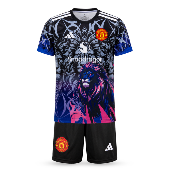 Set de joc fotbal, copii și tineri Manchester United. Ediție specială cu leu