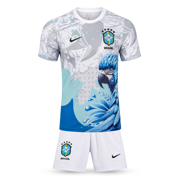 Set de joc fotbal, copii și tineri Brazilia, Ronaldo. Ediție specială cu papagal