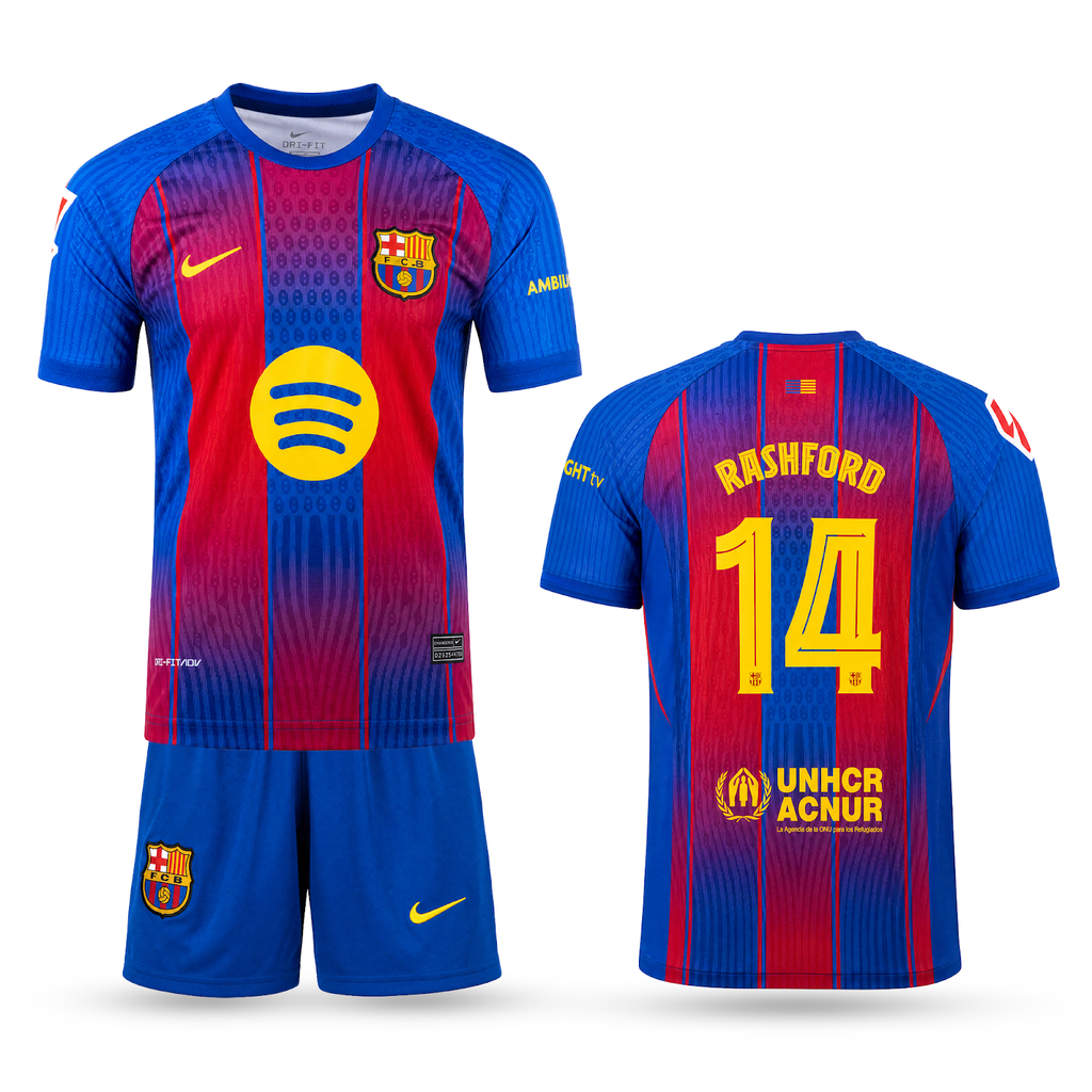 Set de joc fotbal, copii și tineri Barcelona, Rashford. 25/26