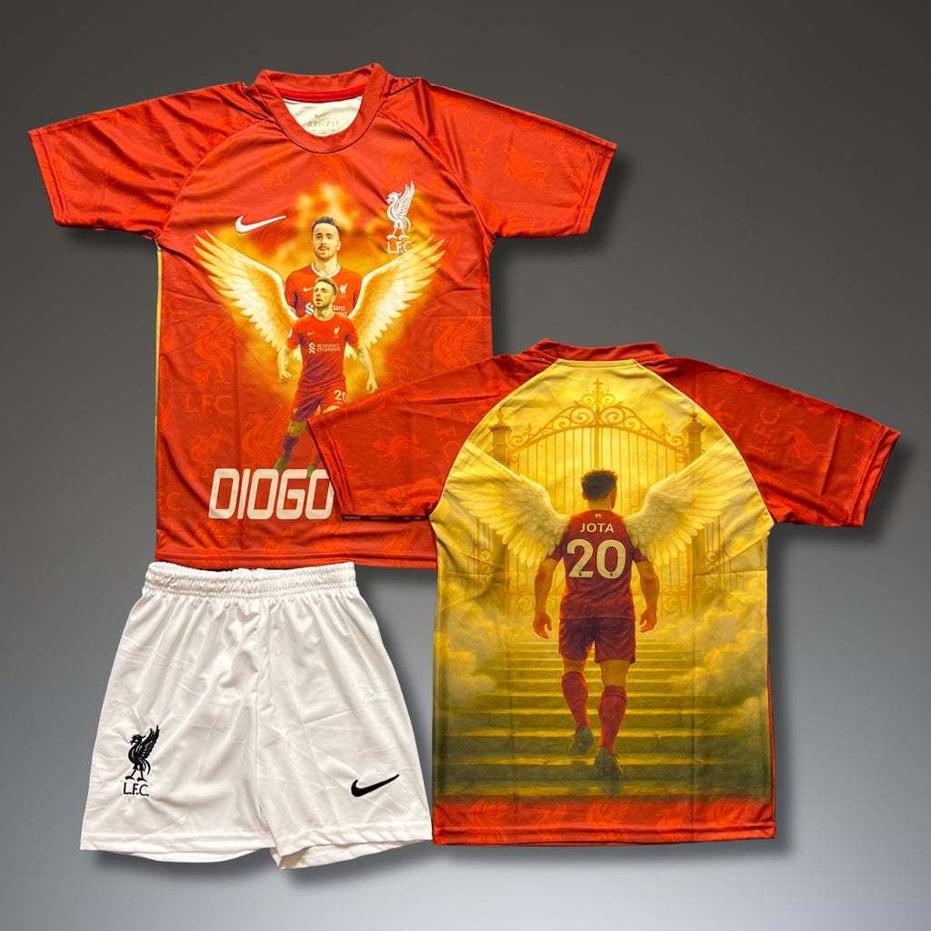 Set de joc fotbal, copii și tineri Liverpool. Ediție specială Diogo Jota