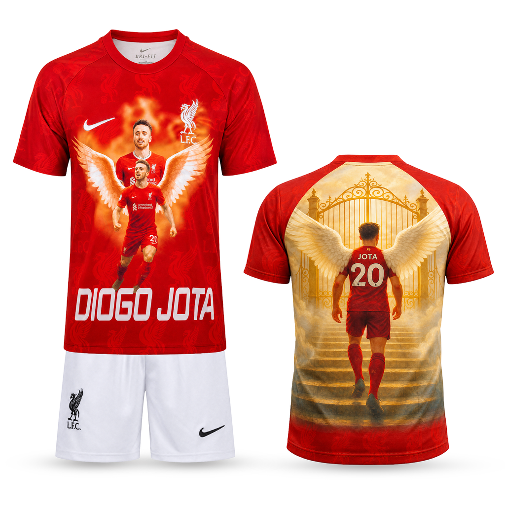 Set de joc fotbal, copii și tineri Liverpool. Ediție specială Diogo Jota