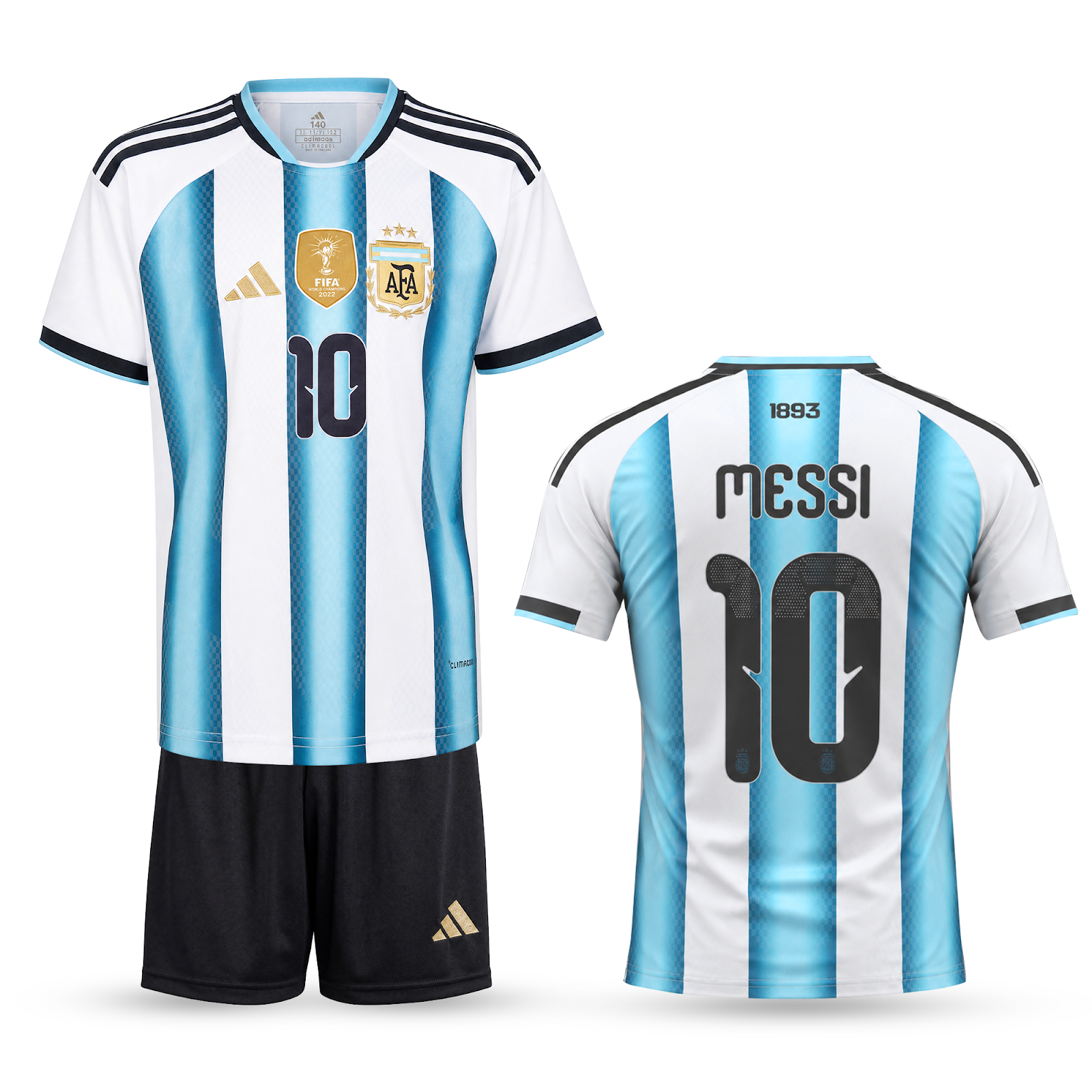 Argentina Echipament De Fotbal Pentru Copii, Messi. WC 2026