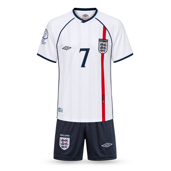 Anglia Echipament De Fotbal Retro Pentru Copii, Beckham. Retro