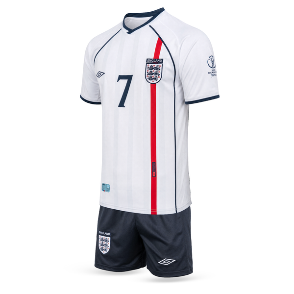 Anglia Echipament De Fotbal Retro Pentru Copii, Beckham. Retro