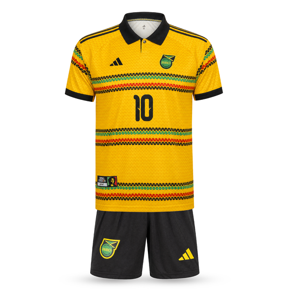 Jamaica Echipament De Fotbal Pentru Copii, Bob Marley. Bob Marley Edition, Galben