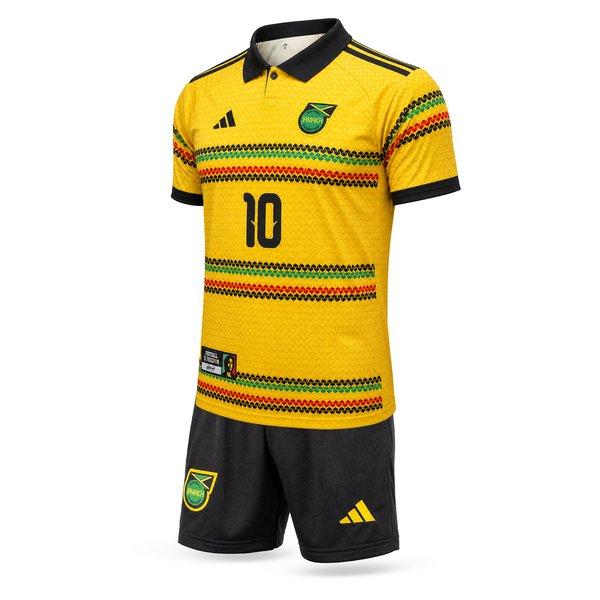 Jamaica Echipament De Fotbal Pentru Copii, Bob Marley. Bob Marley Edition, Galben