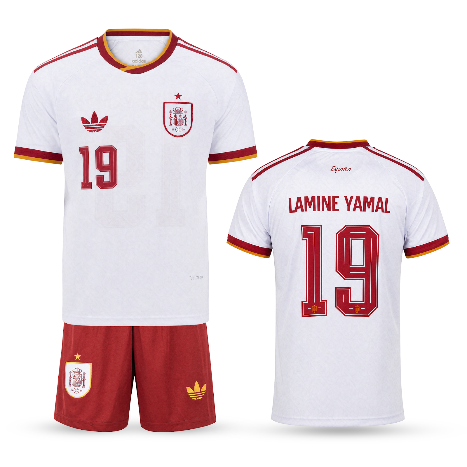 Spania Copii Echipament De Fotbal Deplasare, Yamal. WC 2026