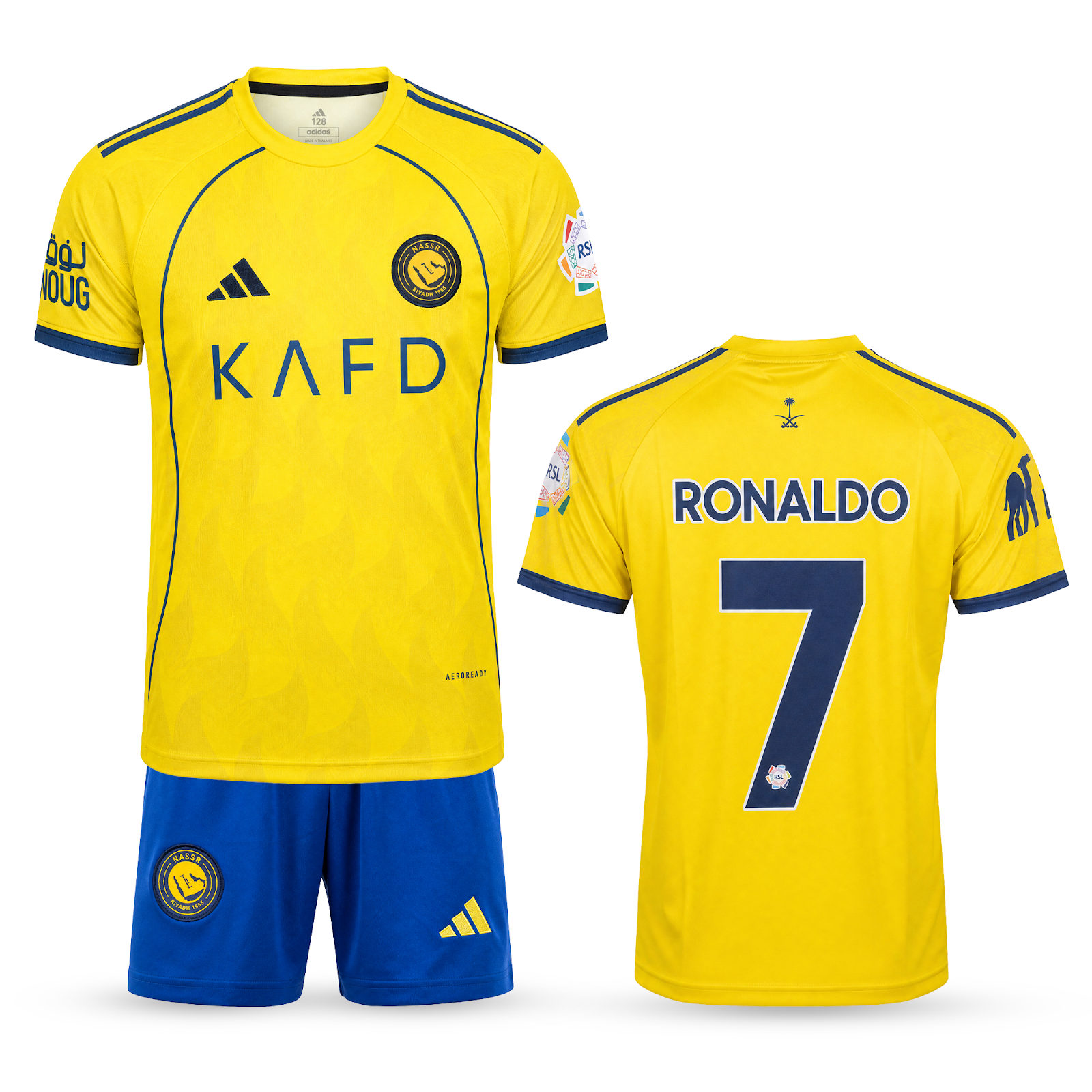 Al-Nassr Echipament De Fotbal Pentru Copii, Ronaldo. 25/26