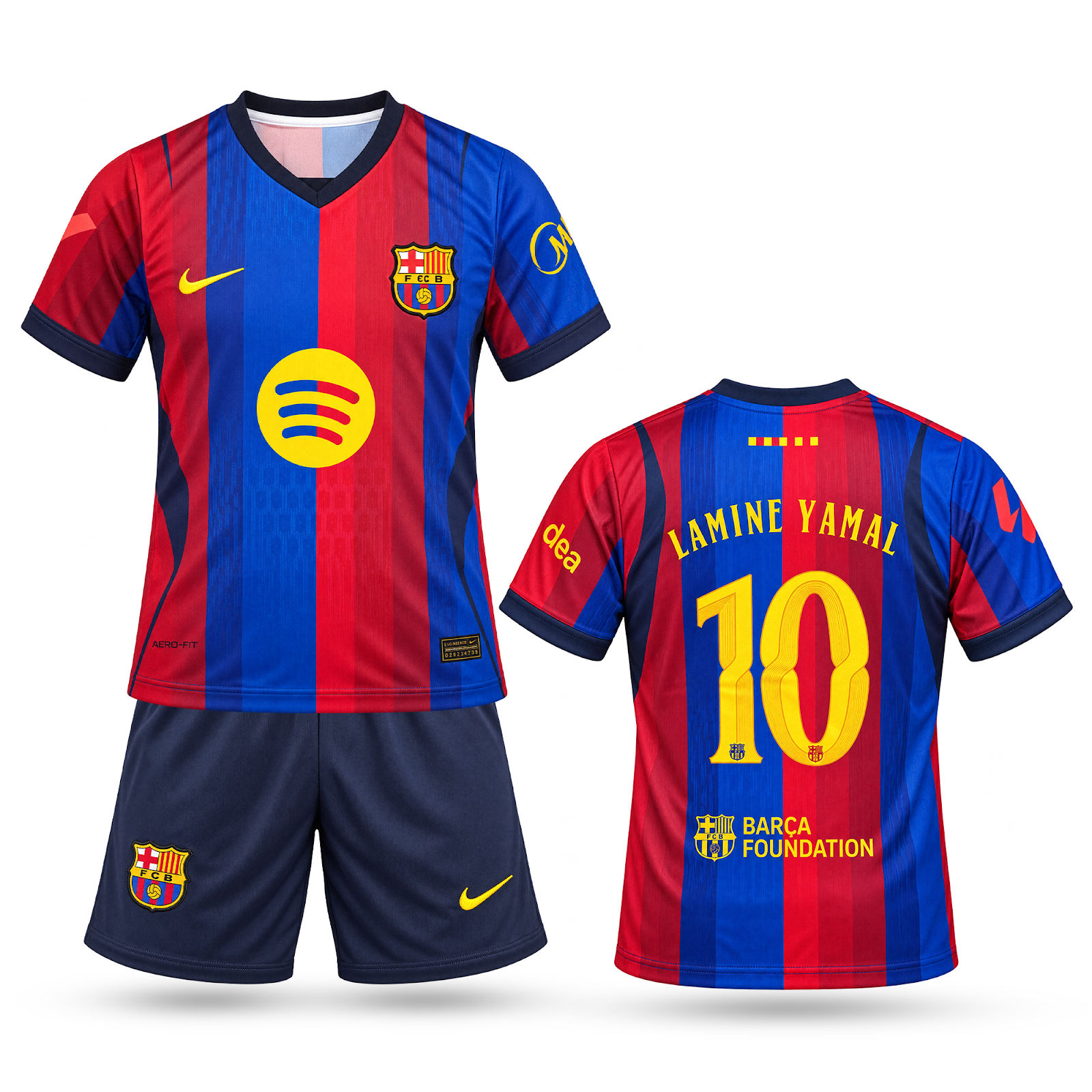 Barcelona Echipament De Fotbal Pentru Copii, Yamal. 26/27