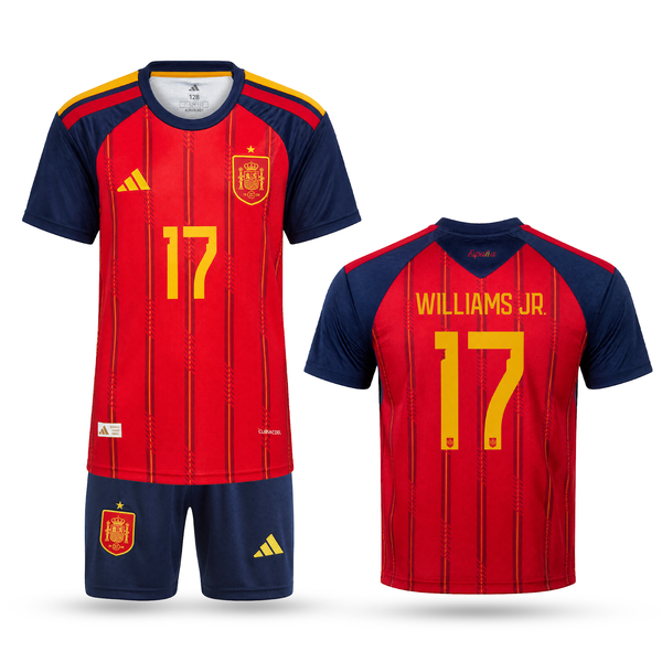 Spania Echipament De Fotbal Pentru Copii, Williams. World Cup 2026