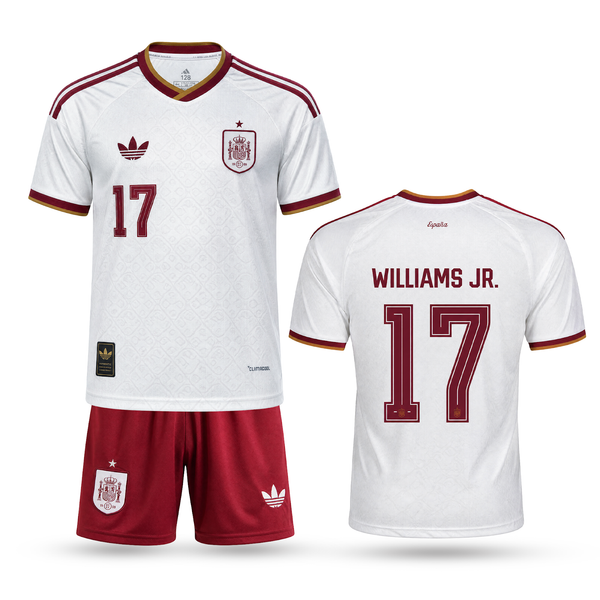 Spania Copii Echipament De Fotbal Deplasare, Williams. World Cup 2026