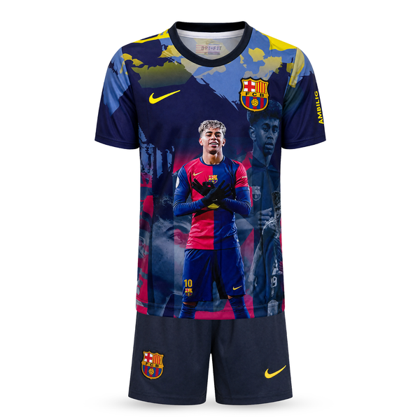 Barcelona Echipament De Fotbal Pentru Copii, Yamal. Yamal Edition