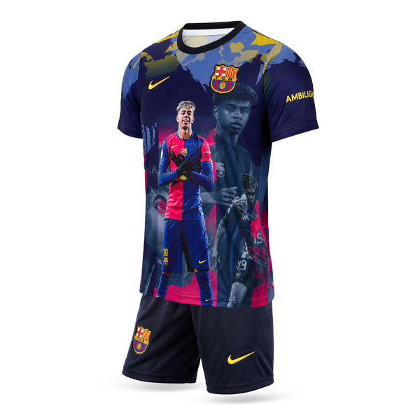 Barcelona Echipament De Fotbal Pentru Copii, Yamal. Yamal Edition