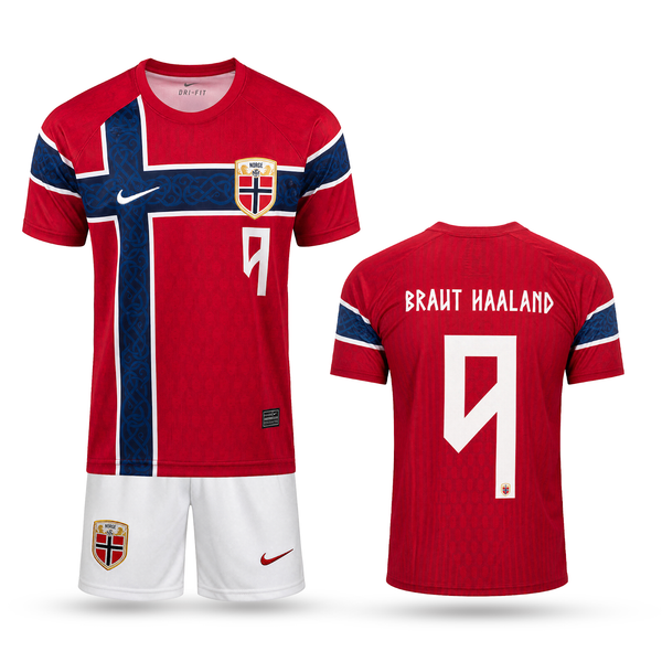 Norvegia Echipament De Fotbal Pentru Copii, Haaland. World Cup 2026