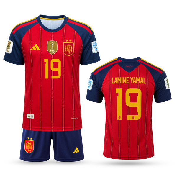 Spania Echipament De Fotbal Pentru Copii, Yamal. World Cup 2026