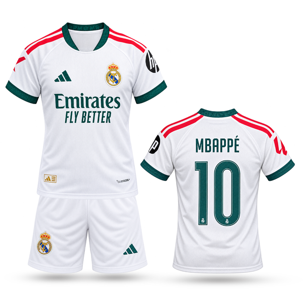 Real Madrid Echipament De Fotbal Pentru Copii, Mbappe. 26/27
