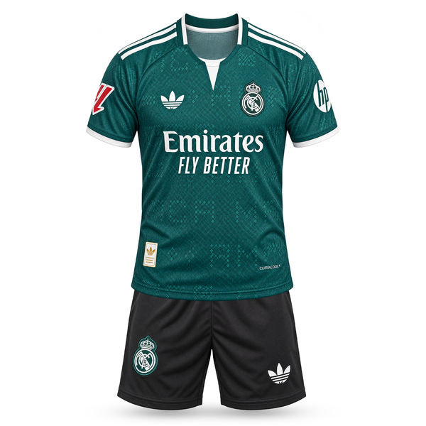 Real Madrid Copii Echipament De Fotbal Deplasare, Bellingham. 26/27