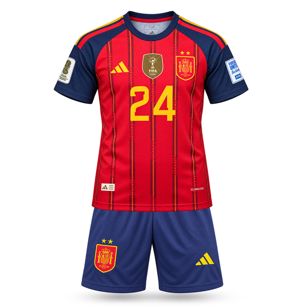 Spania Echipament De Fotbal Pentru Copii, Cucurella. World Cup 2026