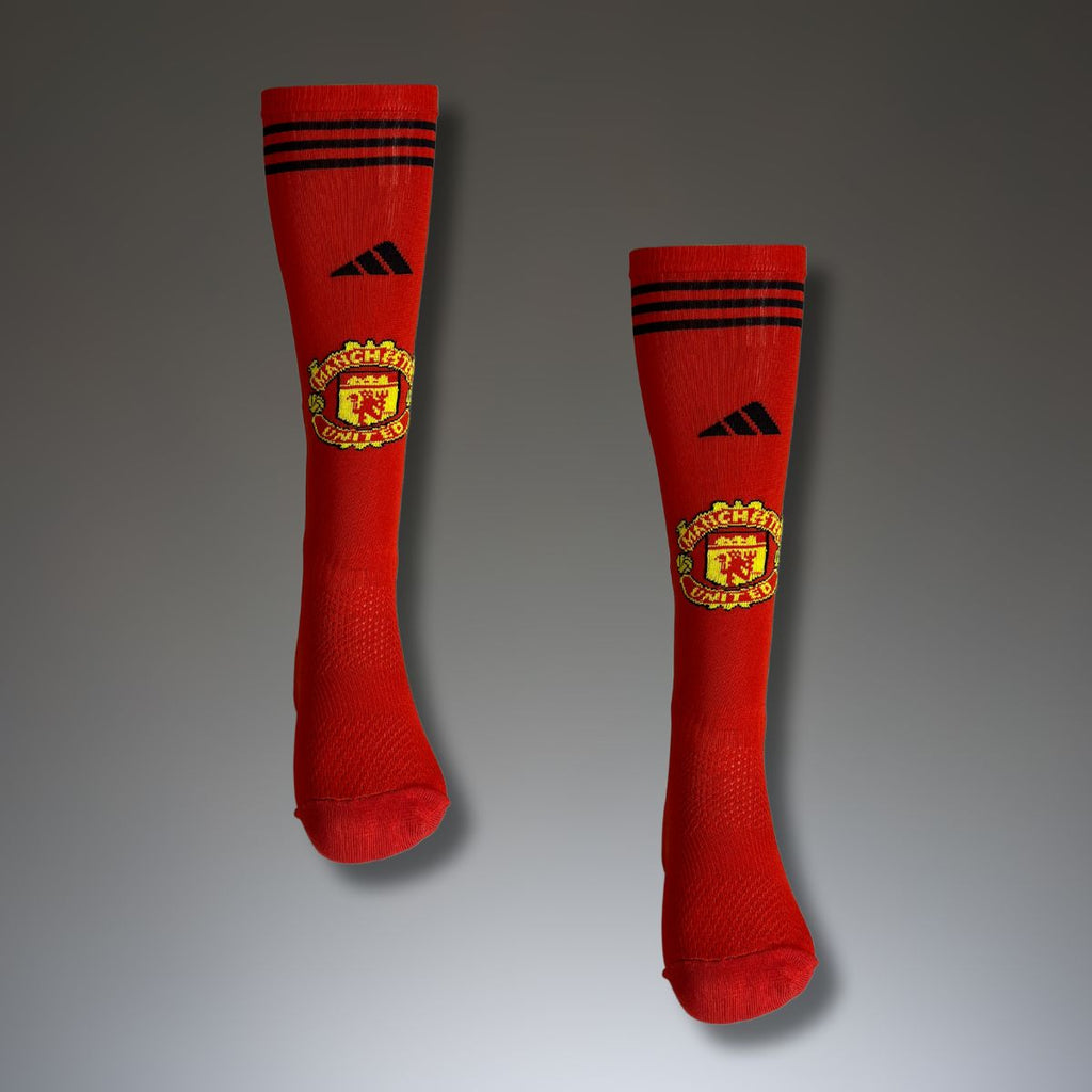 Șosete de fotbal Manchester United, roșu