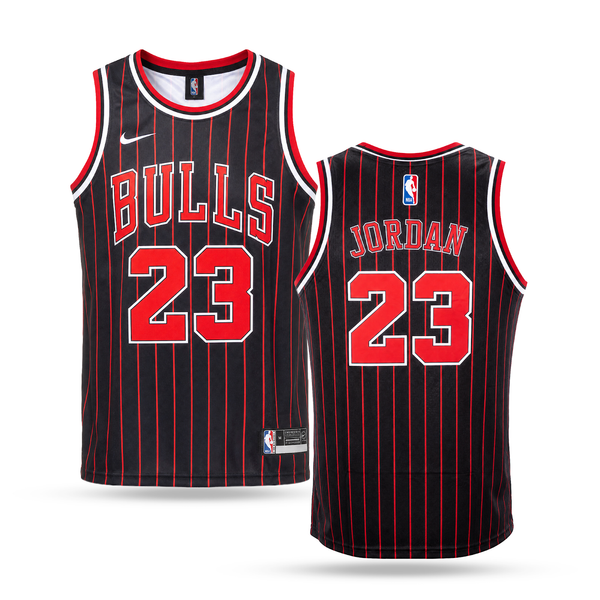 Tricou de baschet, bărbați, Chicago Bulls, Jordan, negru