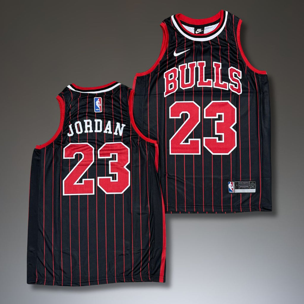 Tricou de baschet, bărbați, Chicago Bulls, Jordan, negru