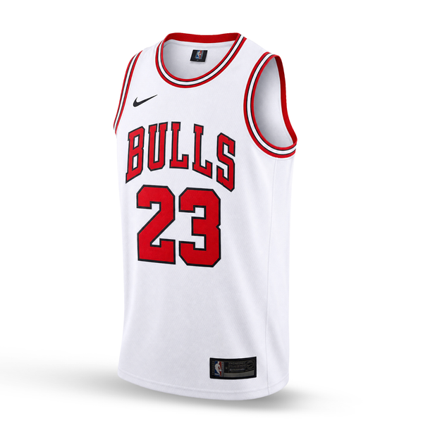 Tricou de baschet, bărbați, Chicago Bulls, Jordan, alb