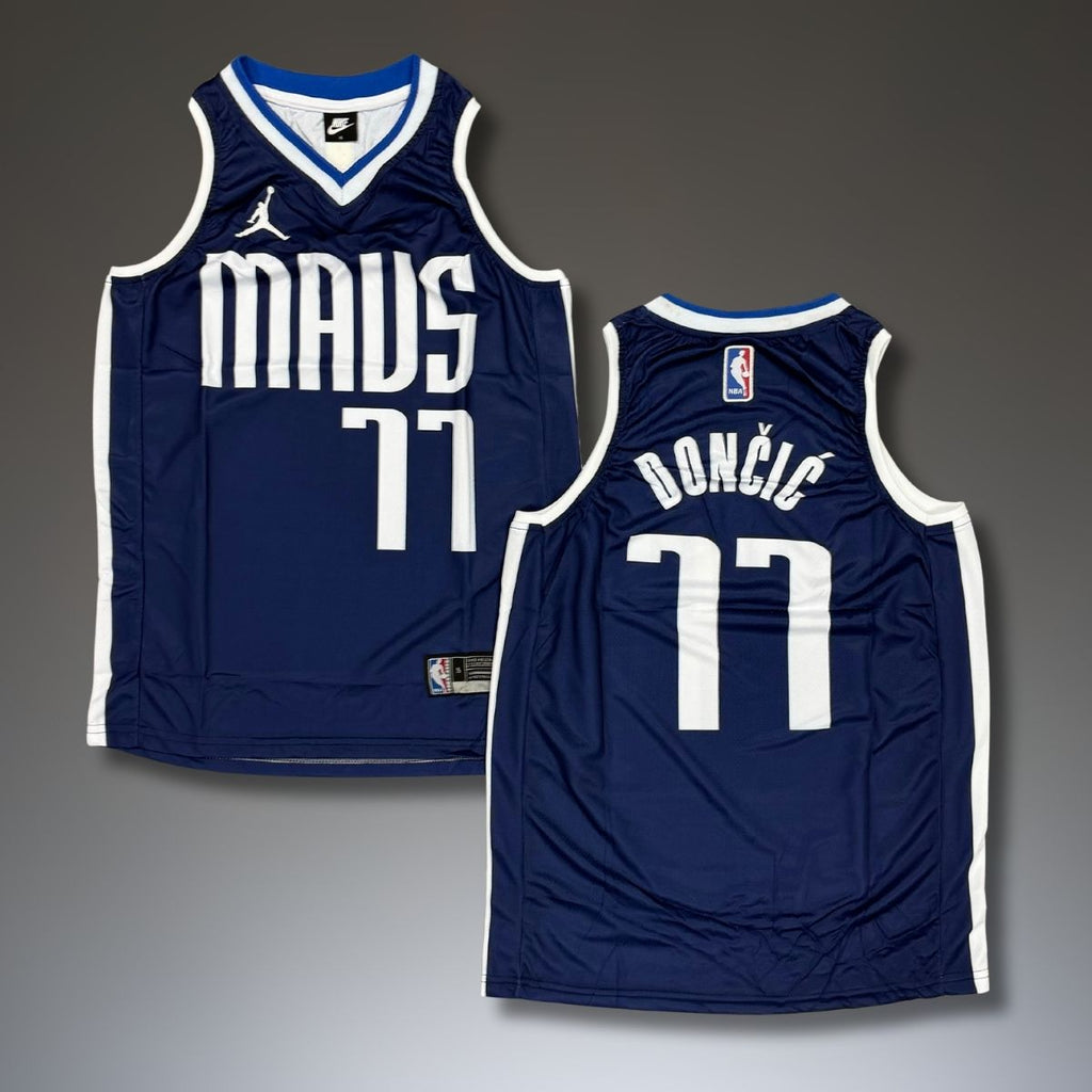 Tricou de baschet, bărbați, Dallas Mavericks, Dončić, albastru