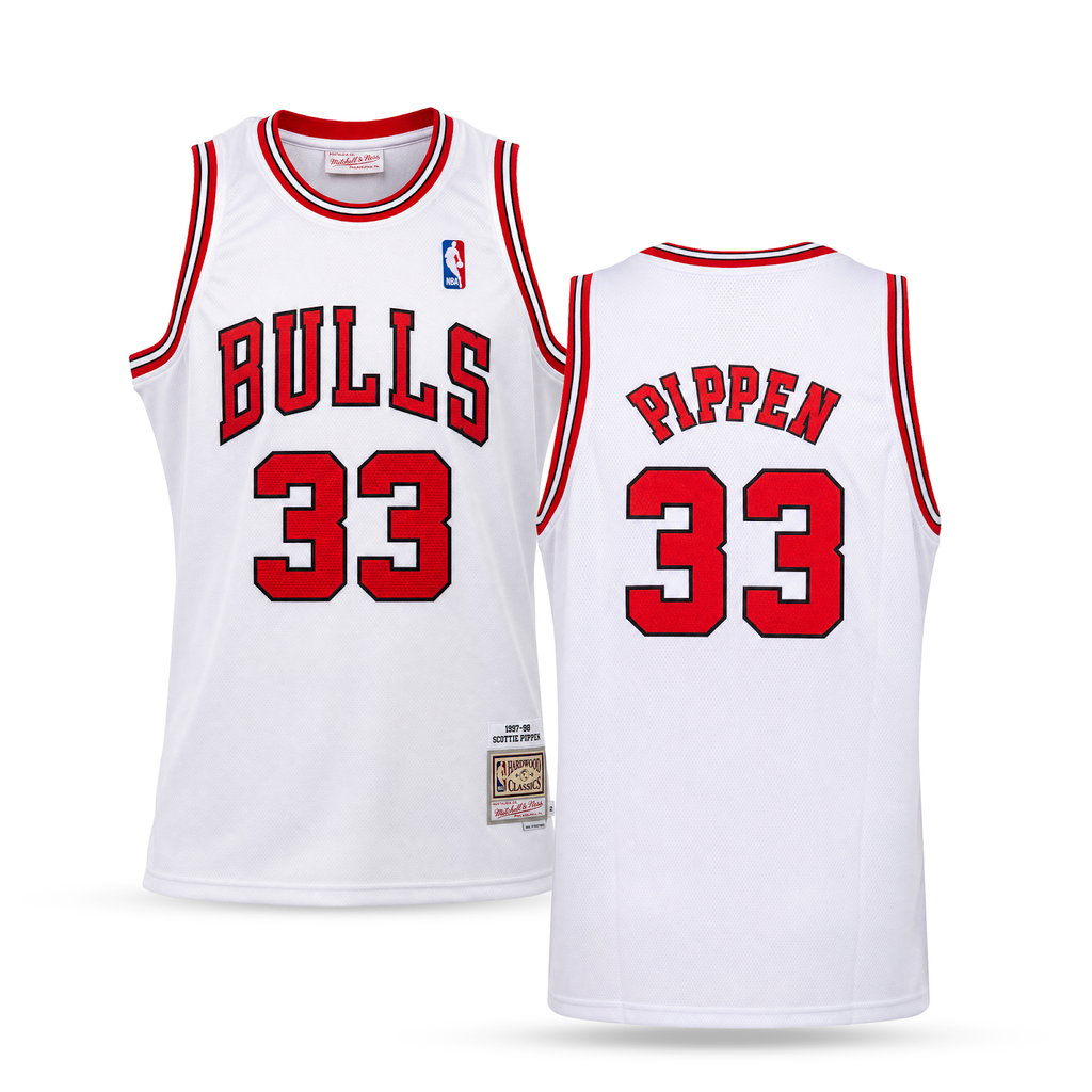 Chicago Bulls Bărbați Retro Maiou De Baschet, Pippen. Retro Hardwood Classics, Alb