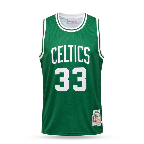 Boston Celtics Tricou De Baschet Retro Pentru Bărbați, Bird. Hardwood Classics, Verde