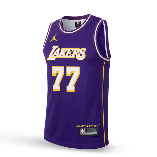 LA Lakers Tricou De Baschet Pentru Bărbați, Doncič. Mov