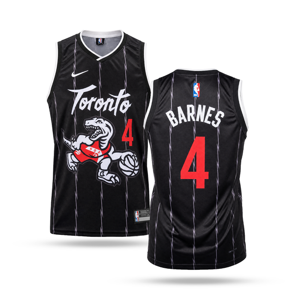 Toronto Raptors Tricou De Baschet Pentru Bărbați, Barnes. Negru