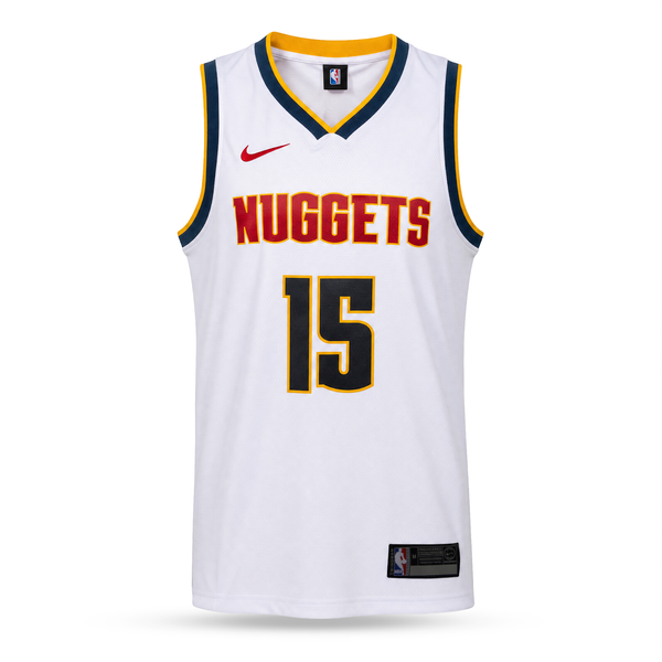 Denver Nuggets Tricou De Baschet Pentru Bărbați, Jokic. Alb