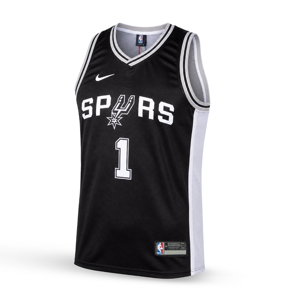 San Antonio Spurs Tricou De Baschet Pentru Bărbați, Wembanyama. Negru