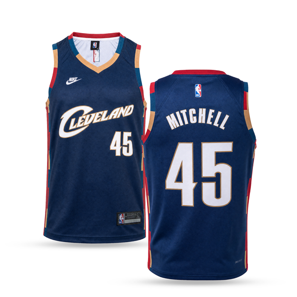 Cleveland Cavaliers Tricou De Baschet Pentru Bărbați, Mitchell. Dark Blue