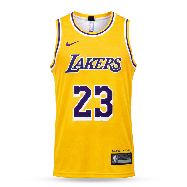 LA Lakers Maiou De Baschet, James. 26/27, Galben