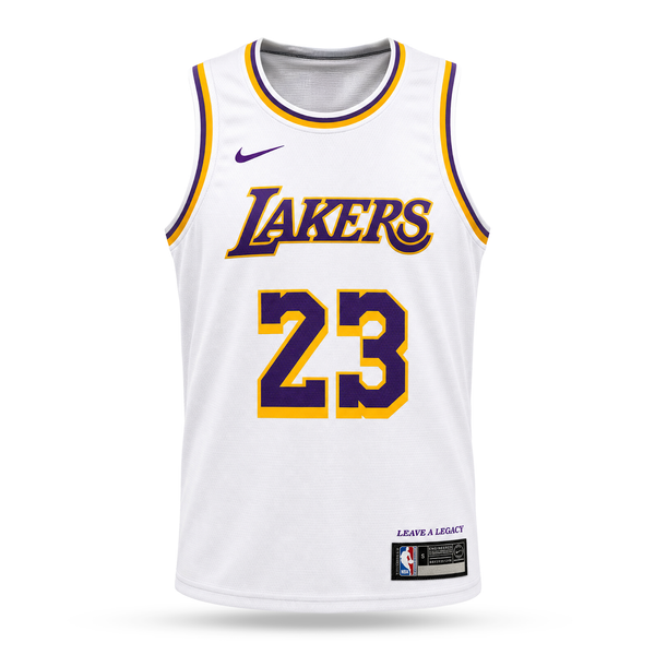 LA Lakers Maiou De Baschet, James. 26/27, Alb