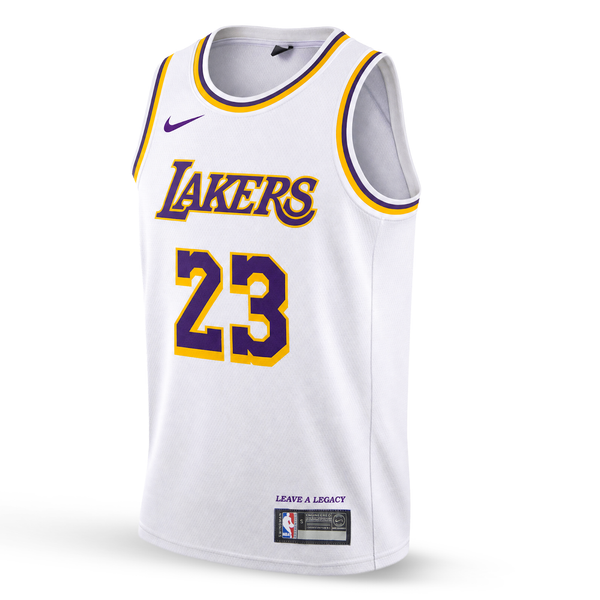 LA Lakers Maiou De Baschet, James. 26/27, Alb