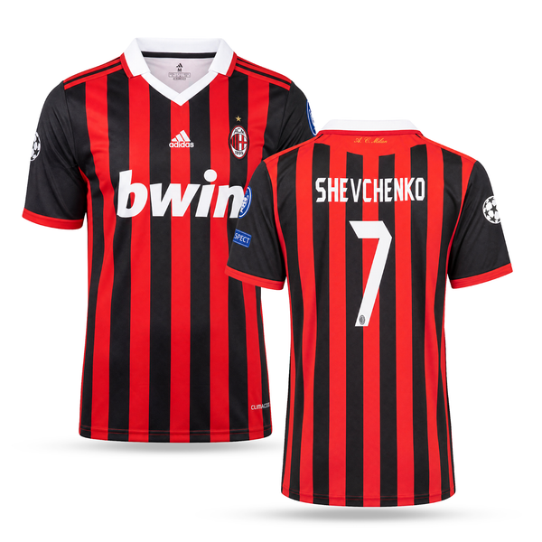 Tricou de fotbal, bărbați, Milan, Shevchenko. Clasic, 2009