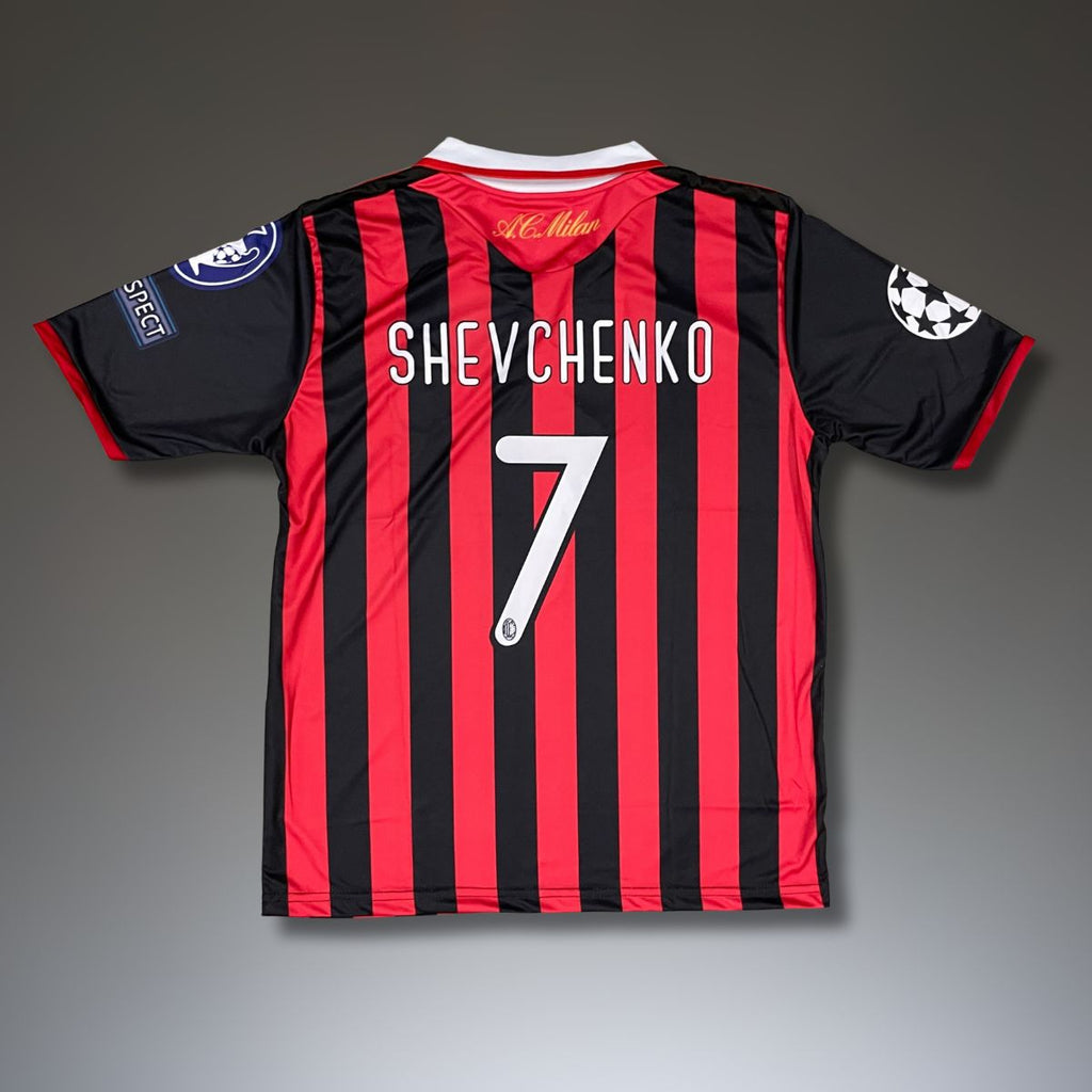 Tricou de fotbal, bărbați, Milan, Shevchenko. Clasic, 2009