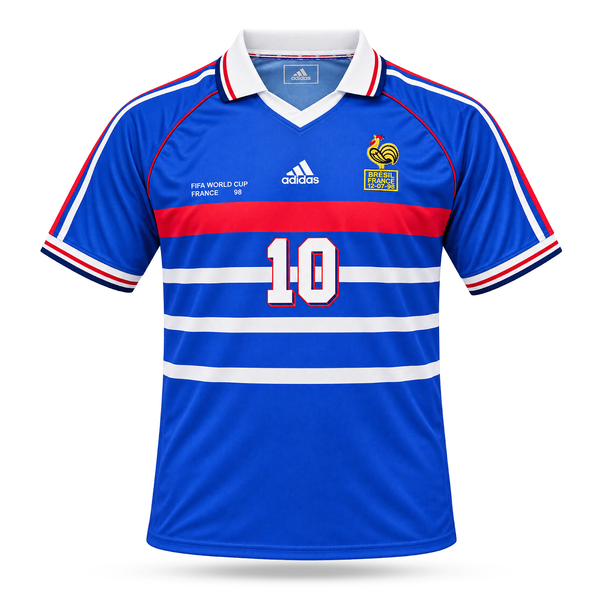 Tricou de fotbal, bărbați, Franţa, Zidane, Cupa mondială de Franţa 1998