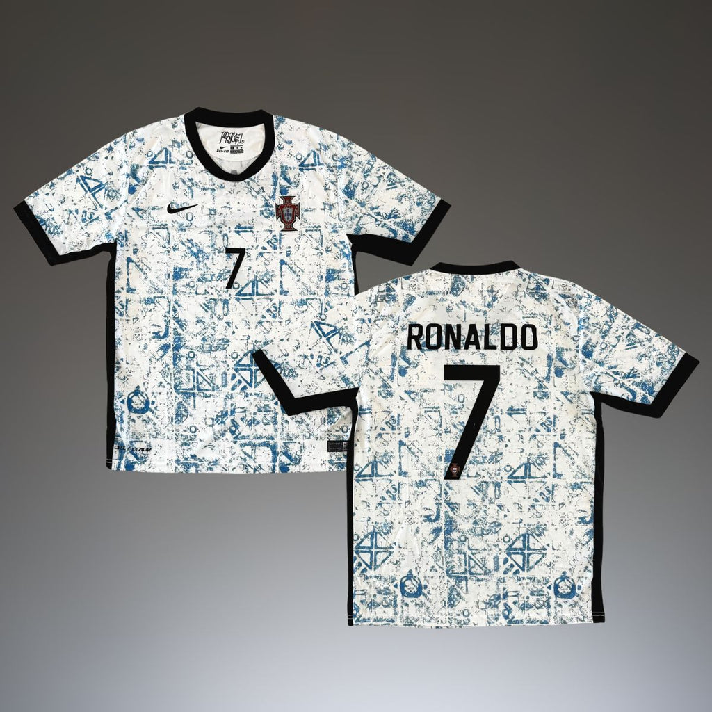 Tricou de fotbal rezerva, bărbați, Portugalia, Ronaldo, EURO 2024