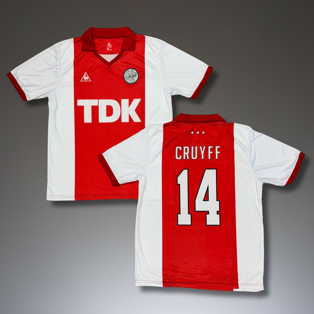 Tricou de fotbal, bărbați, Ajax, Cruyff, Clasic 1982-1984