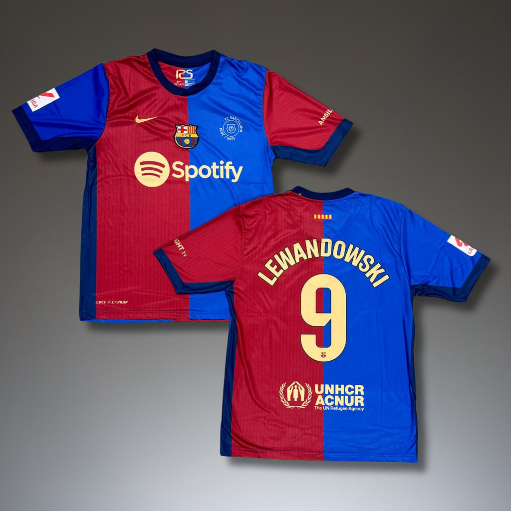 Tricou de fotbal, bărbați, Barcelona, Lewandowski, Proiect 24/25