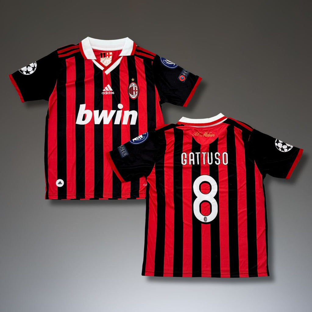 Tricou de fotbal, bărbați, Milan, Gattuso. Classic 2009