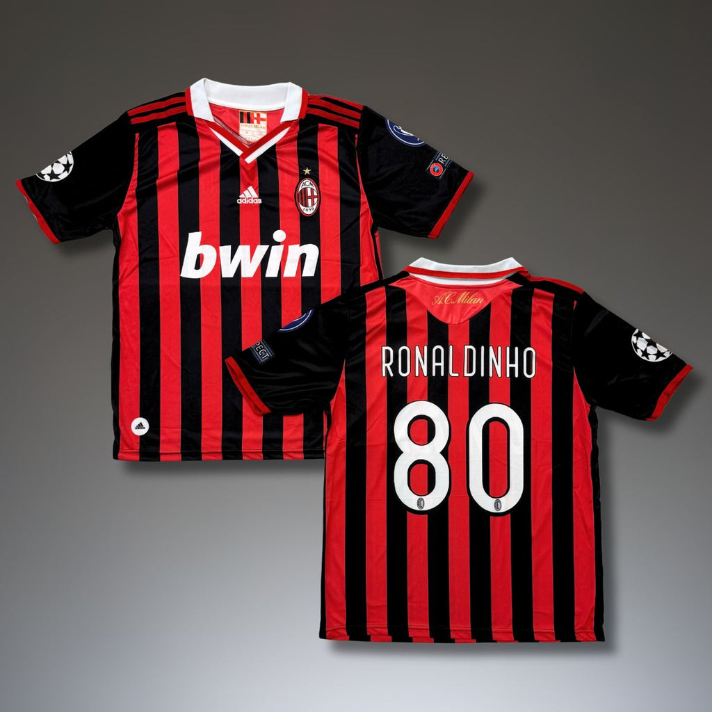 Tricou de fotbal, bărbați, Milan, Ronaldinho. Classic 2009